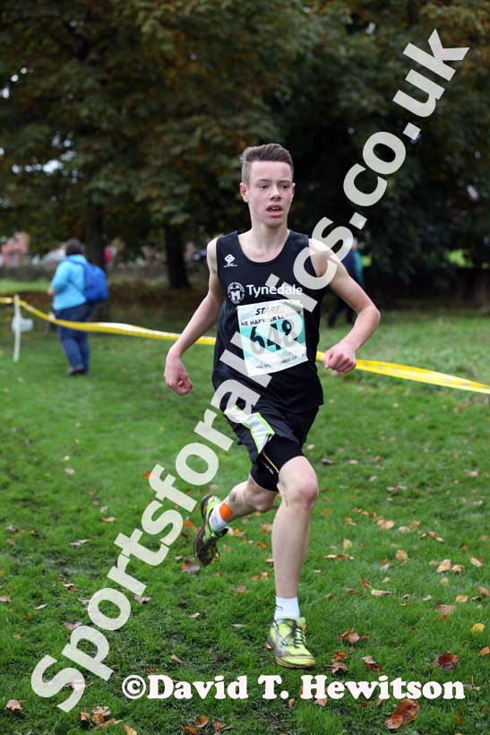 Under-15 boys winner North East Harrier League, Blaydon. Photo: David T. Hewitson/Sports for All Pics